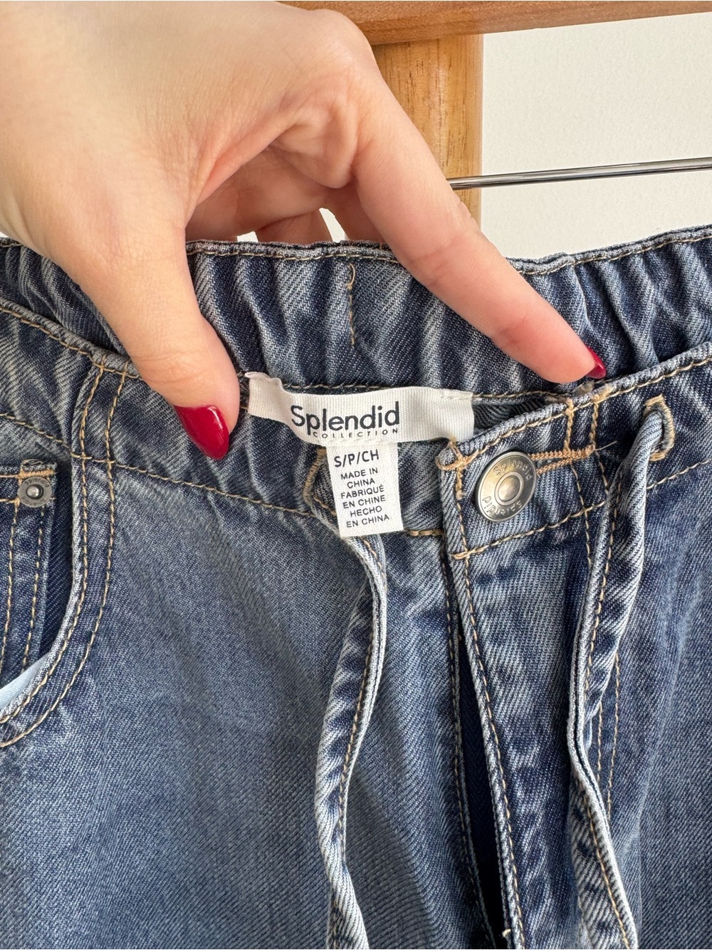 splendid Lounge Denim Pant - Picture 4 of 6